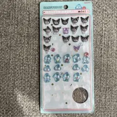 ボンボンドロップシールミニ　ハンギョドン　クロミちゃん　お裾分け