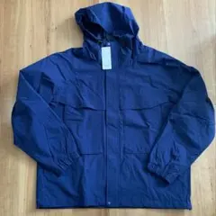 新品 ユニクロ ウインドプルーフパーカ ブルー XLサイズ