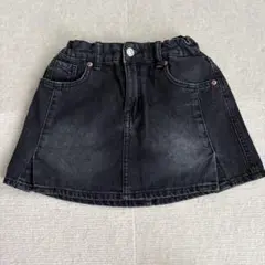 サイズ140⭐︎ZARA⭐︎スカート⭐︎ブラックデニム