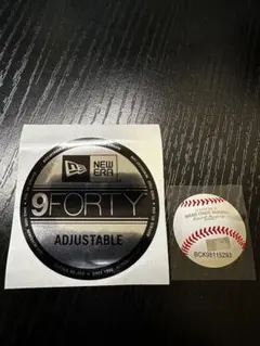 9FORTY MLBホログラム‼️ニューエラ ステッカー‼️正規品‼️折れ防止梱包