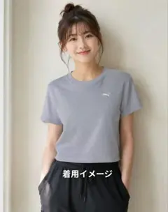 Puma 薄紫 半袖Tシャツ