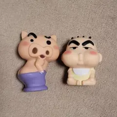 クレヨンしんちゃん ソフビフィギュア 2体セット ぶりぶりざえもん