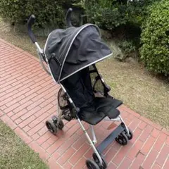 【直接取引】折りたたみ式ベビーカー ブラック