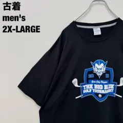 古着 ポートアンドカンパニー Tシャツ 2022年 ゴルフトーナメント 黒2XL