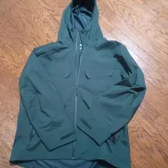 【最終値下げ】ユニクロC　ブロックテックパーカ　ダークグリーン　XL
