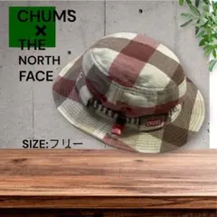 e1643☆CHUMS × THE NORTH FACE アウトドアハットフリー