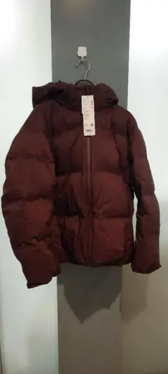 UNIQLO シームレスダウンパーカ　 L 　ワインレッド