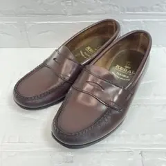 REGAL リーガル コインローファー モカシン ブラウン 2417 22cm