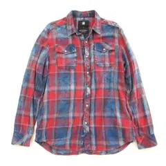 【G-STAR RAW】 ジースター 　ビンテージ加工　コットンシャツ　0256