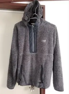 L.L Bean グレー フリースジャケット フード付き