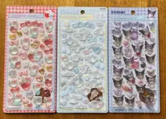 【正規品】ボンボンドロップシール　 サンリオ第２弾 ３枚セット
