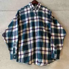 USA製 LL Bean エルエルビーン ネルシャツ フランネル 古着