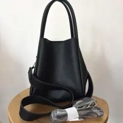 SOEUR/ミニショルダーバケットバッグ 2WAY ショルダーバッグ ブラックのサムネイル