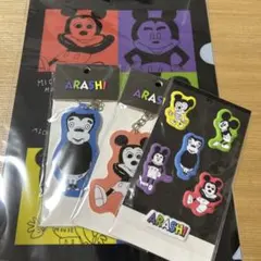 嵐　ディズニー　コラボ　ミッキーマウス　キーホルダー　クリアファイル
