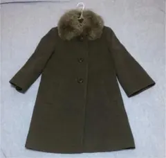 コート チャコールグレー 丈65