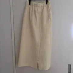 ロングスカート タイトスカート アイボリー