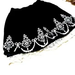 Angelic Pretty トーションレーススカート黒 旧タグ Angelic Pretty トーションレーススカート黒 旧タグ Angelic