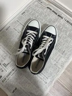 コンバース　ローカット黒スニーカー