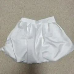タグ付き GRL ru1180 サテンバルーン ミニスカート ホワイト Mサイズ