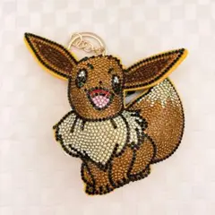 ポケモン　イーブイ　キラキラ　ストラップ