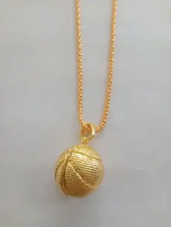 バスケ　バスケットボール　ネックレス