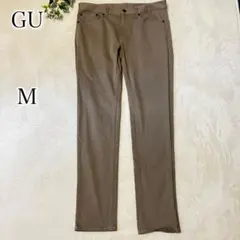 GU ウルトラストレッチスキニーパンツ 32 ベージュ メンズ チノパン