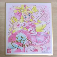 キュアアイドル　プリキュア色紙ART　金色箔押し