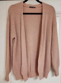 レディースカーディガン Lサイズ ピンク