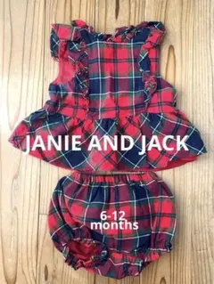 美品⭐︎JANIE AND JACK ベビーセットアップ　6-12months