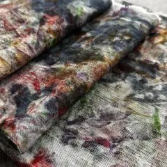 7 デニムペイント　ハギレ