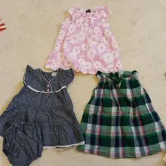 夏物ワンピース　三枚セット★のサムネイル