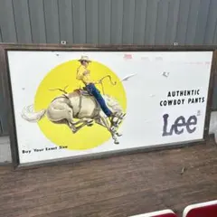 値下不可 Lee vintage advertising リー　ビンテージ　看板 値下不可 Lee vintage advertising リー ビンテージ 看板 - メルカリ