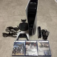 PlayStation 5 CFI1200Aディスク版本体 + ゲーム3本セット
