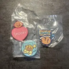 SHOOKY 3点セット BT21グッズ スマホグリップ キーホルダー