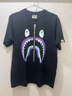 A BATHING APE シャーク Tシャツ ブラック XS - メルカリ