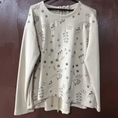 極美品✨シビラ 25SS ボタニカルエンブロイダリースムースカットソー