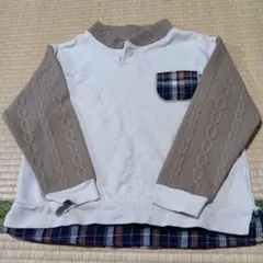 長袖薄手トレーナー