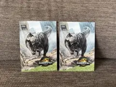 ジュラシックワールド 復活の大地　映画特典 ポップアップカード 2枚セット