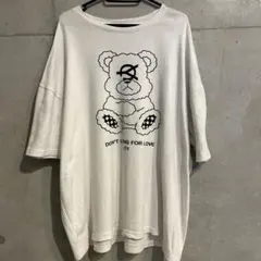 【美品 韓国ストリート】 OY オードリー クマ Tシャツ オーバーサイズ