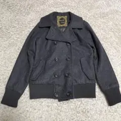 マジェスティックレゴン　ジャケット　ピーコート　ダークグレー