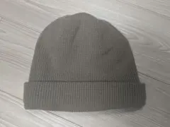 【新品未使用】ROTOTO コットンニットキャップ BEIGE