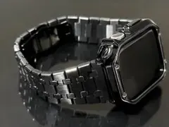 b鏡面★アップルウォッチバンド　ステンレスベルト　Apple Watchケース