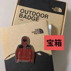 THE NORTH FACE ロゴ ピンバッジ アウトドアバッジ ジャケット型のサムネイル
