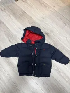 Ralph Lauren ダウンジャケット ネイビー レッド 18M 80