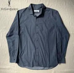 の*様 【希少】Yves Saint Laurent ネイビー ペイズリー柄 長