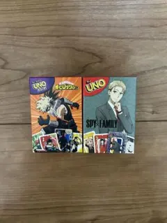マック　ハッピーセット　UNO 僕のヒーローアカデミア & SPY×FAMILY