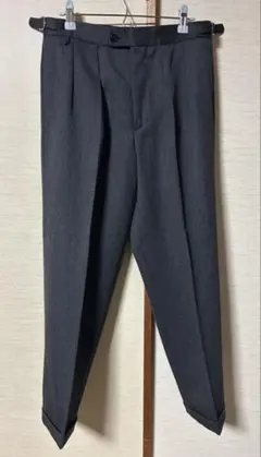 美品】HEUGN（ユーゲン）George ウールフランネル2Pテーパードパンツ
