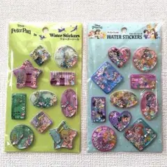 ウォーターシール　ウォーターステッカー　ピーターパン　ディズニープリンセス