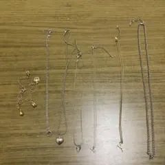 チャーム付きネックレス6点セット