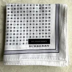【新品】BURBERRY LONDON ハンカチ ドット柄　清潔感あり爽やか　白のサムネイル